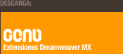 Download Genb extensions for Dreamweaver® MX